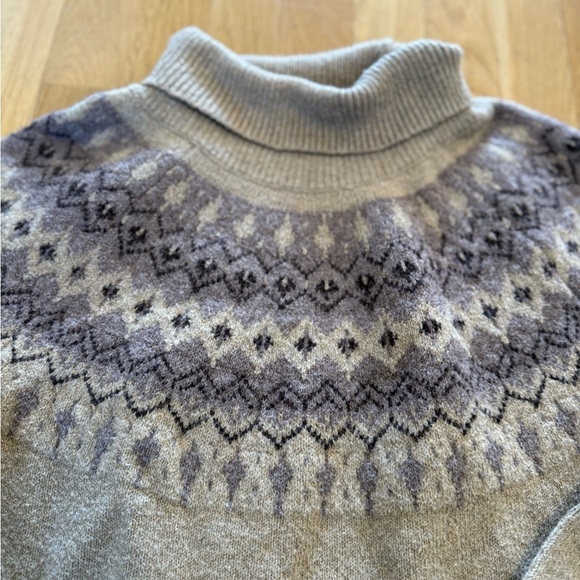Talbots Haven Well Within Organic Cotton Blend Fairisle Sweater Retail $148 XS - Picture 11 of 16